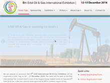 Tablet Screenshot of erbiloilgas.com